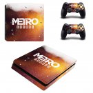 Metro Exodus decal skin sticker for PS4 Slim console and controllers