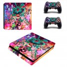 Rick and Morty decal skin sticker for PS4 Slim console and controllers