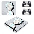 Rick and Morty decal skin sticker for PS4 Slim console and controllers