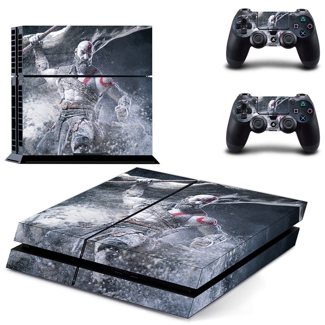 God of War decal skin sticker for PS4 console and controllers