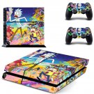 Rick an Morty decal skin sticker for PS4 console and controllers