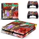 Rick an Morty decal skin sticker for PS4 console and controllers