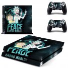 Rick an Morty decal skin sticker for PS4 console and controllers
