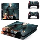 Friday the 13th decal skin sticker for PS4 console and controllers