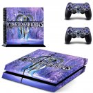 Kingdom Hearts decal skin sticker for PS4 console and controllers