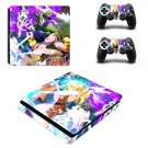 Dragon Ball FighterZ decal skin sticker for PS4 Slim console and controllers