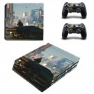 Cyberpunk 2077 decal skin sticker for PS4 Pro console and controllers