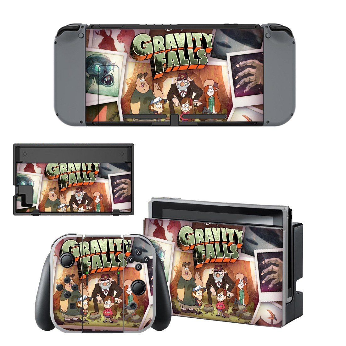 Gravity Falls decal skin sticker for Nintendo Switch console and controllers