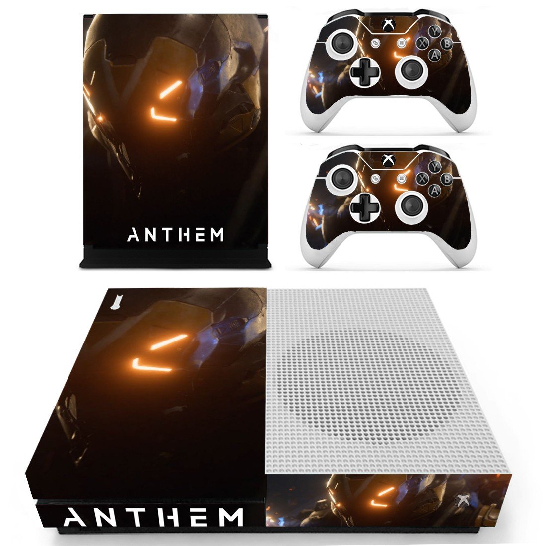 Anthem decal skin sticker for Xbox One S console and controllers