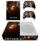 Anthem decal skin sticker for Xbox One S console and controllers