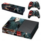 Friday the 13th decal skin sticker for Xbox One console and controllers