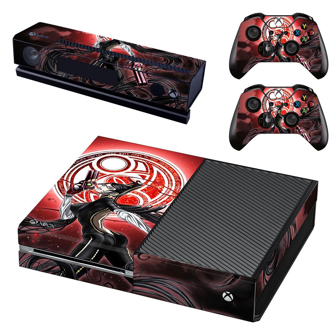 Bayonetta decal skin sticker for Xbox One console and controllers