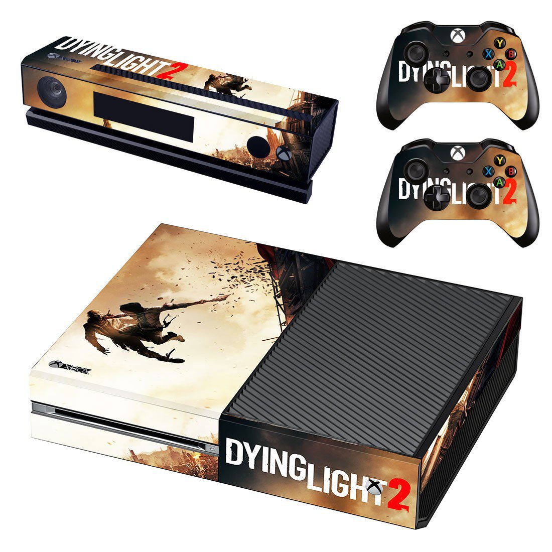 Dying Light 2 decal skin sticker for Xbox One console and controllers