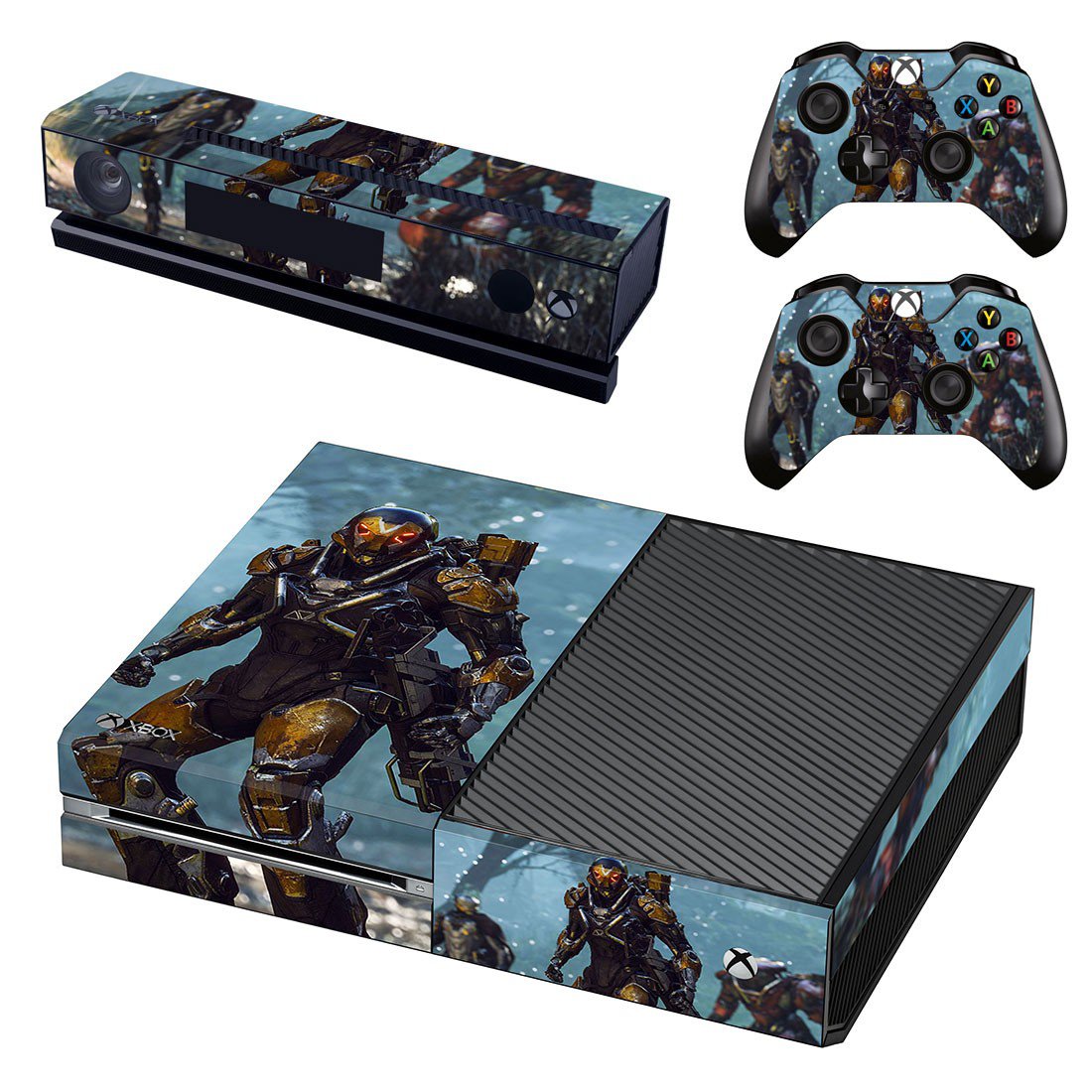 Anthem decal skin sticker for Xbox One console and controllers