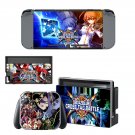 BlazBlue Cross Tag Battle decal skin sticker for Nintendo Switch console and controllers