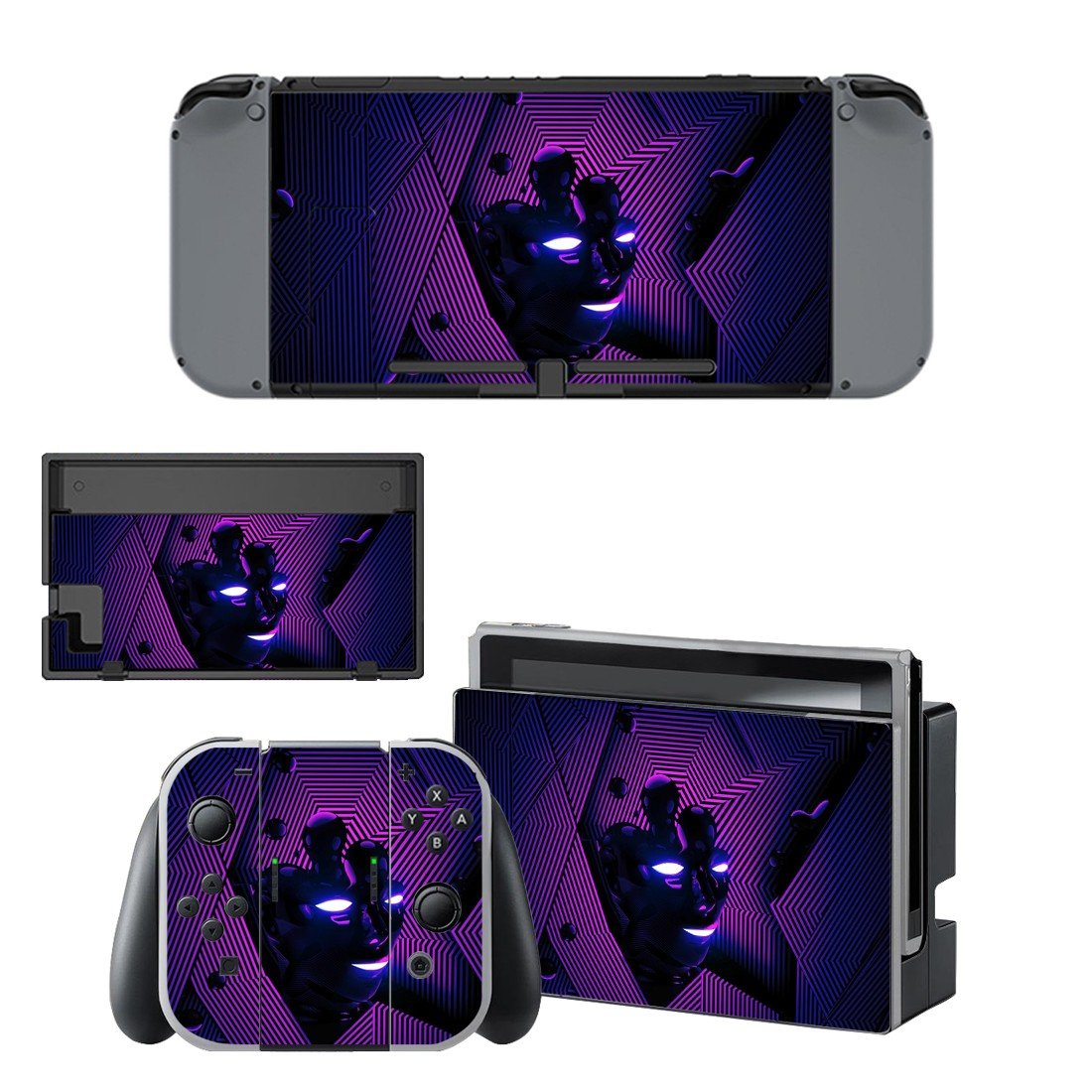 Cool Abstract decal skin sticker for Nintendo Switch console and controllers