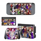 BlazBlue Cross Tag Battle decal skin sticker for Nintendo Switch console and controllers