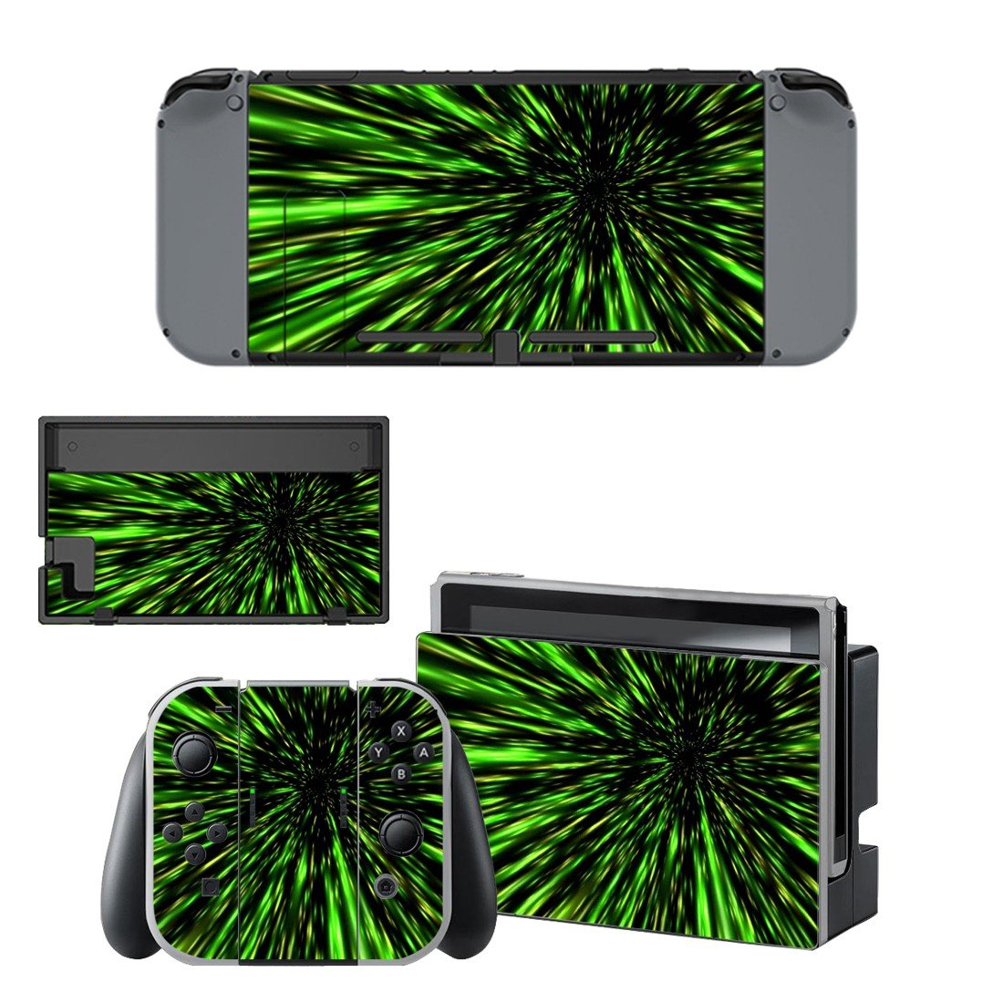 Abstract Wallpaper decal skin sticker for Nintendo Switch console and controllers