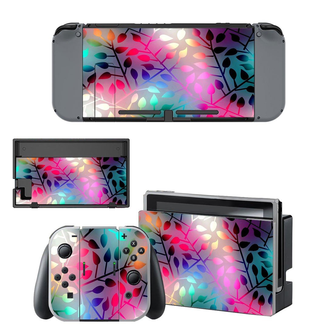 Abstract Wallpaper decal skin sticker for Nintendo Switch console and controllers
