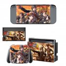 Valkyria Chronicles 4 decal skin sticker for Nintendo Switch console and controllers