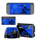 Mega Man 11 decal skin sticker for Nintendo Switch console and controllers