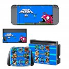 Mega Man 2 decal skin sticker for Nintendo Switch console and controllers