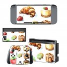 Fast food decal skin sticker for Nintendo Switch console and controllers
