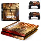 Far Cry 5 decal skin sticker for PS4 console and controllers