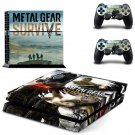 Metal Gear Survive decal skin sticker for PS4 console and controllers