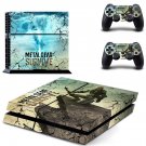 Metal Gear Survive decal skin sticker for PS4 console and controllers