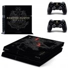 Monster Hunter World decal skin sticker for PS4 console and controllers