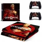 God of war 4 decal skin sticker for PS4 console and controllers
