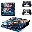 Sword Art Online Hollow Fragment decal skin sticker for PS4 console and controllers