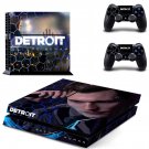Detroit become human decal skin sticker for PS4 console and controllers