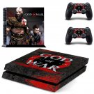 God of war 4 decal skin sticker for PS4 console and controllers