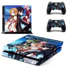 Sword Art Online Hollow Fragment decal skin sticker for PS4 console and controllers