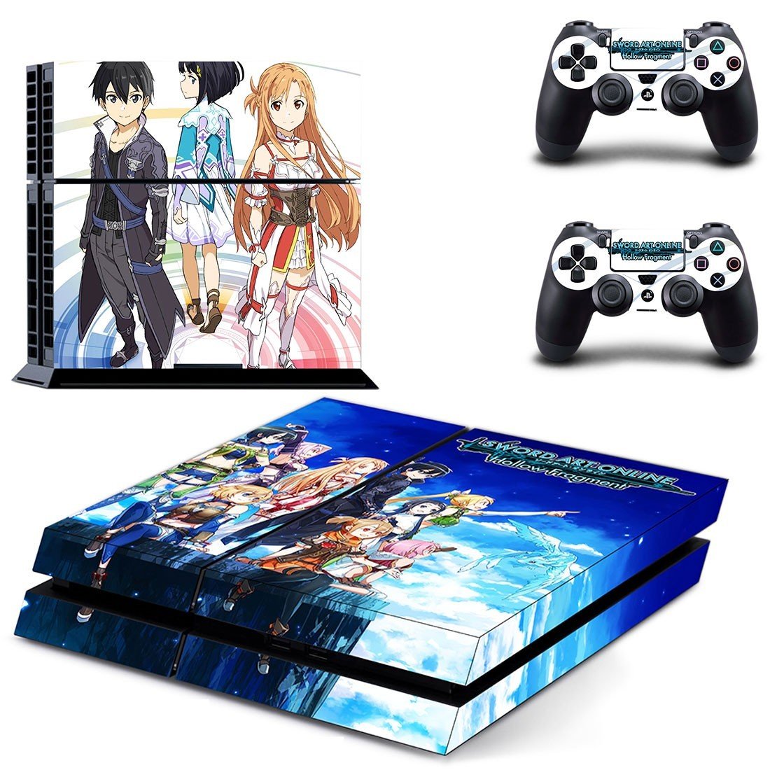 Sword Art Online Hollow Fragment decal skin sticker for PS4 console and controllers