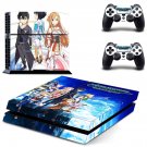 Sword Art Online Hollow Fragment decal skin sticker for PS4 console and controllers
