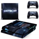 Detroit become human decal skin sticker for PS4 console and controllers