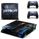 Detroit become human decal skin sticker for PS4 console and controllers