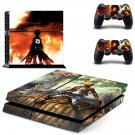 Attack on Titan 2 decal skin sticker for PS4 console and controllers