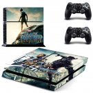 Black Panther decal skin sticker for PS4 console and controllers
