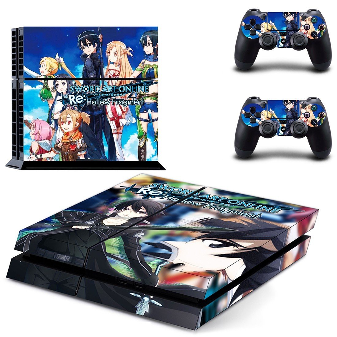Sword Art Online Hollow Fragment decal skin sticker for PS4 console and controllers