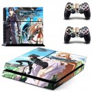Sword Art Online Hollow Fragment decal skin sticker for PS4 console and controllers