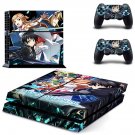 Sword Art Online Hollow Fragment decal skin sticker for PS4 console and controllers