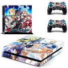 Sword Art Online decal skin sticker for PS4 console and controllers