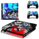 Hokuto ga Gotoku decal skin sticker for PS4 console and controllers