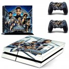 Black Panther decal skin sticker for PS4 console and controllers