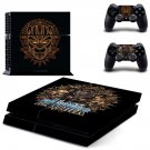 Black Panther decal skin sticker for PS4 console and controllers