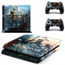 God of war 4 decal skin sticker for PS4 console and controllers